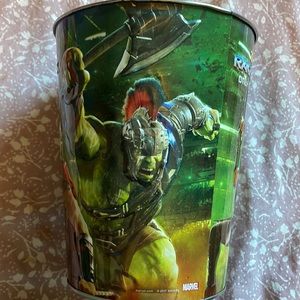 Thor ragnarock metal tin popcorn bucket